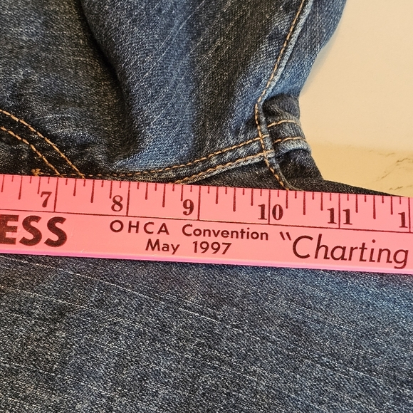 Levi’s 515 Nouveau Boot Cut Jeans Dark Wash Stretch Women's 10S (Short) - Picture 7 of 11